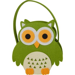 [7504*71*05*51] WARM SHADOW owl green small basket