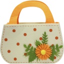BLOOMY RABBIT felt basket