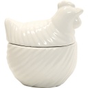 BLOOMY RABBIT small ceramic chicken box 