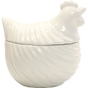BLOOMY RABBIT medium ceramic chicken box 