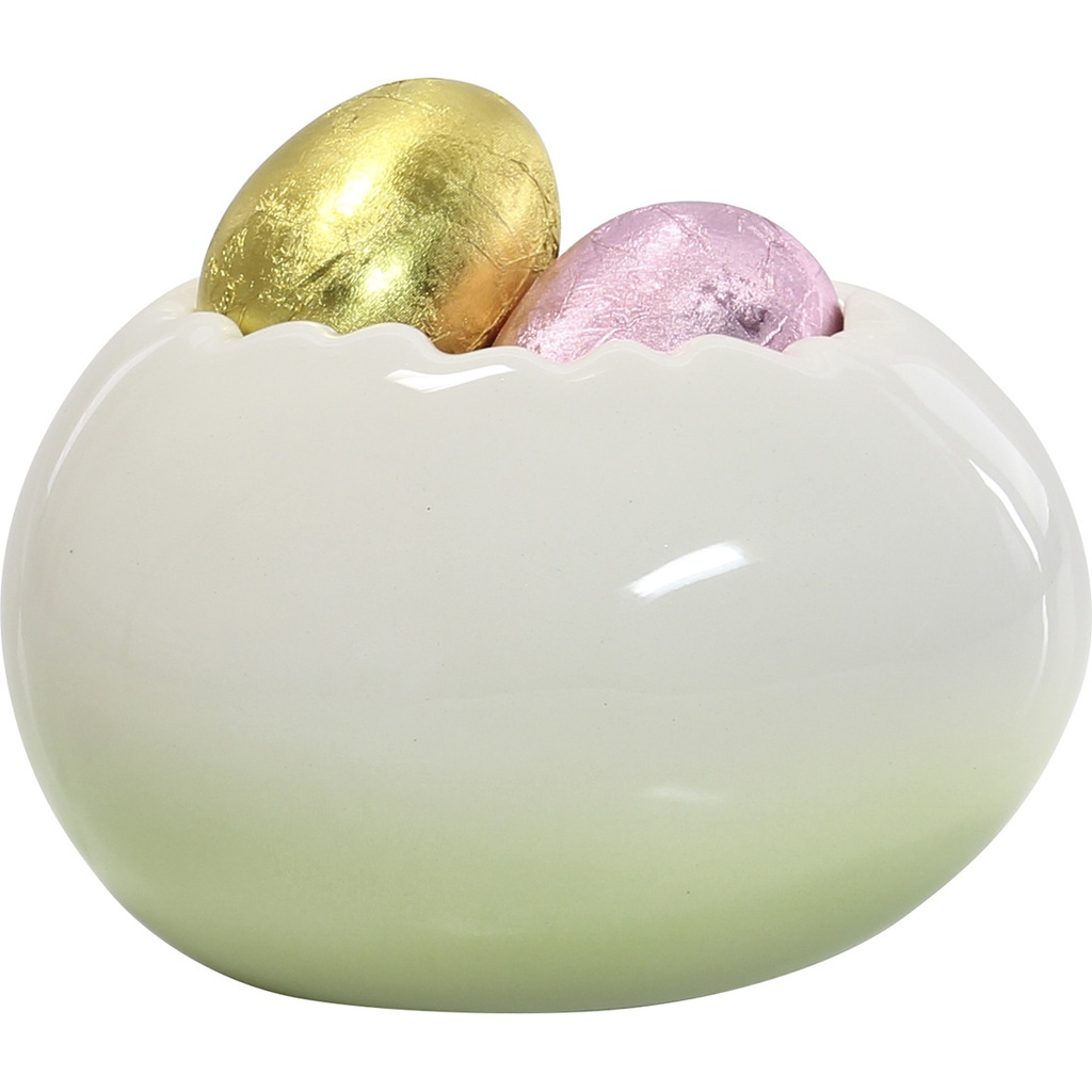 BUNNY'S GAME ceramic eggshell