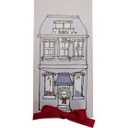 MY CHRISTMAS VILLAGE rectangular box assortiment of 4