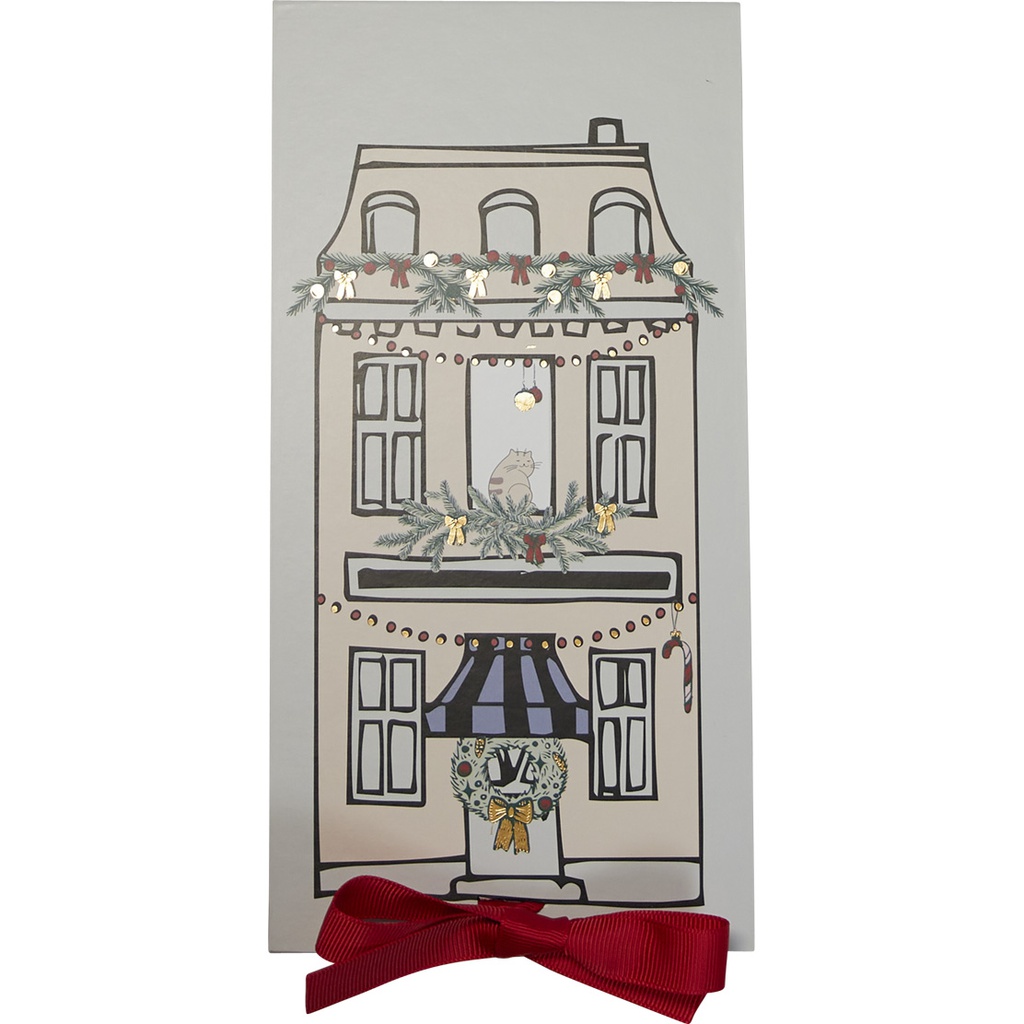 MY CHRISTMAS VILLAGE rectangular box assortiment of 4