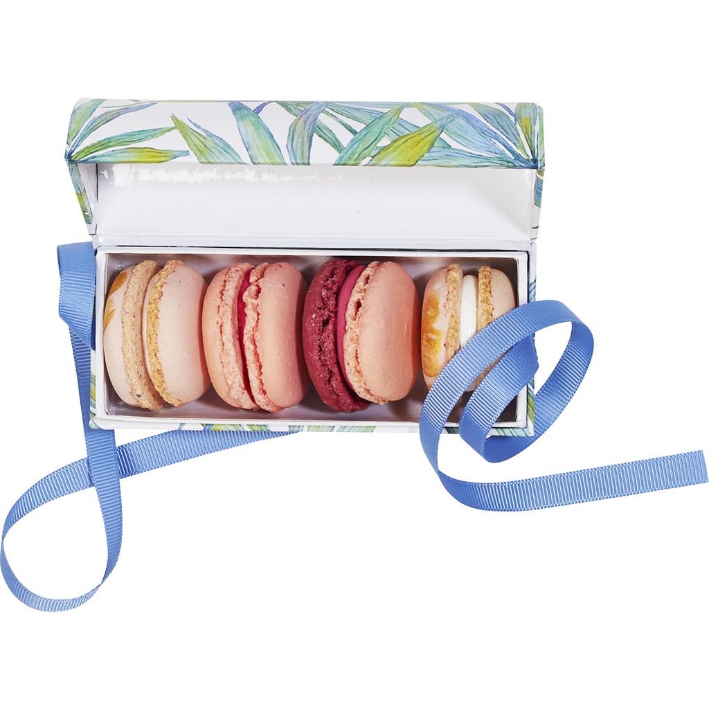 TROPICAL SEA macaron box 4pcs