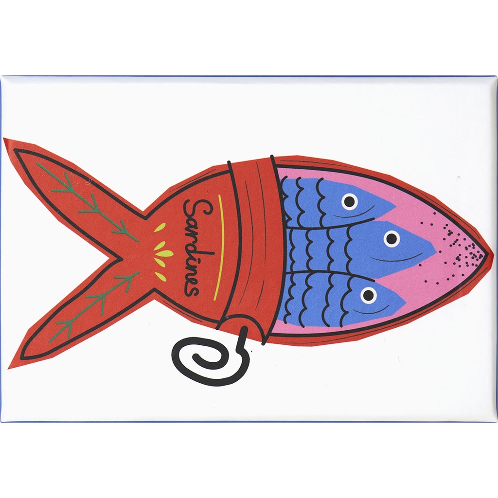 LES PETITES SARDINES rectangular basic box  assortment of 4