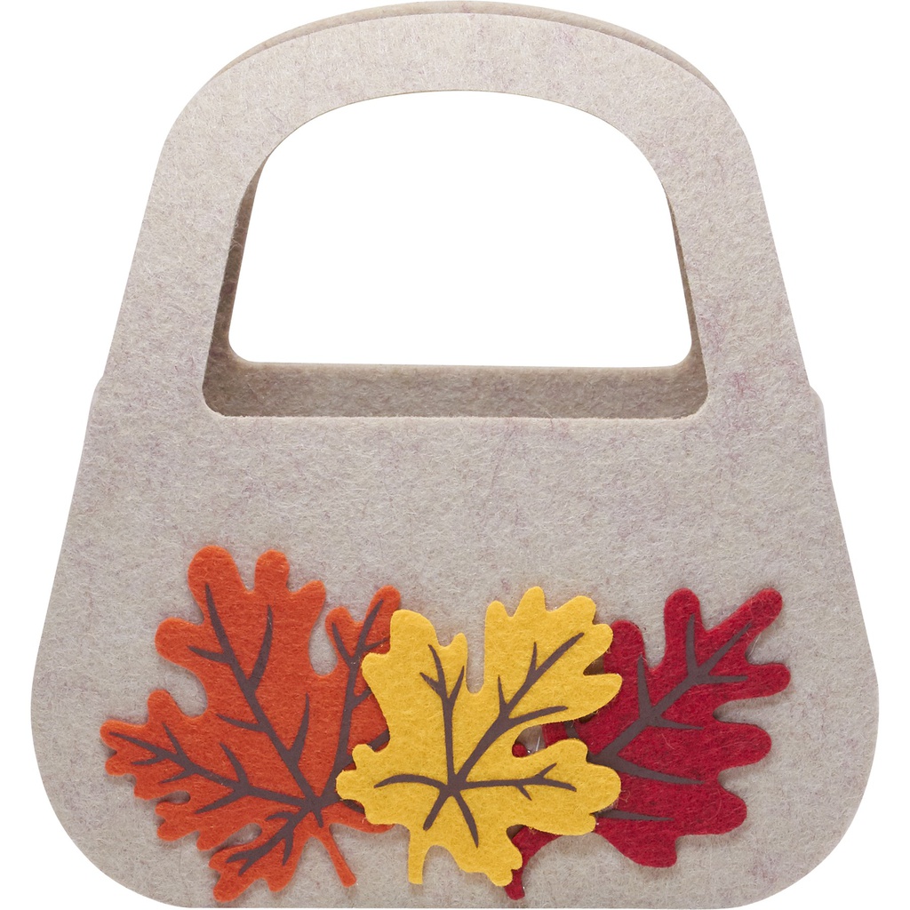 FRISSON D'AUTOMNE Small felt basket 03