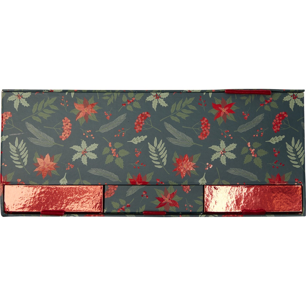 Where winter blooms champagne box