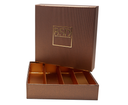 Terra coffret couvercle & base carré 16 chocolats