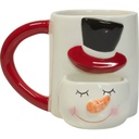 ALL MY FRIENDS Snowman mug