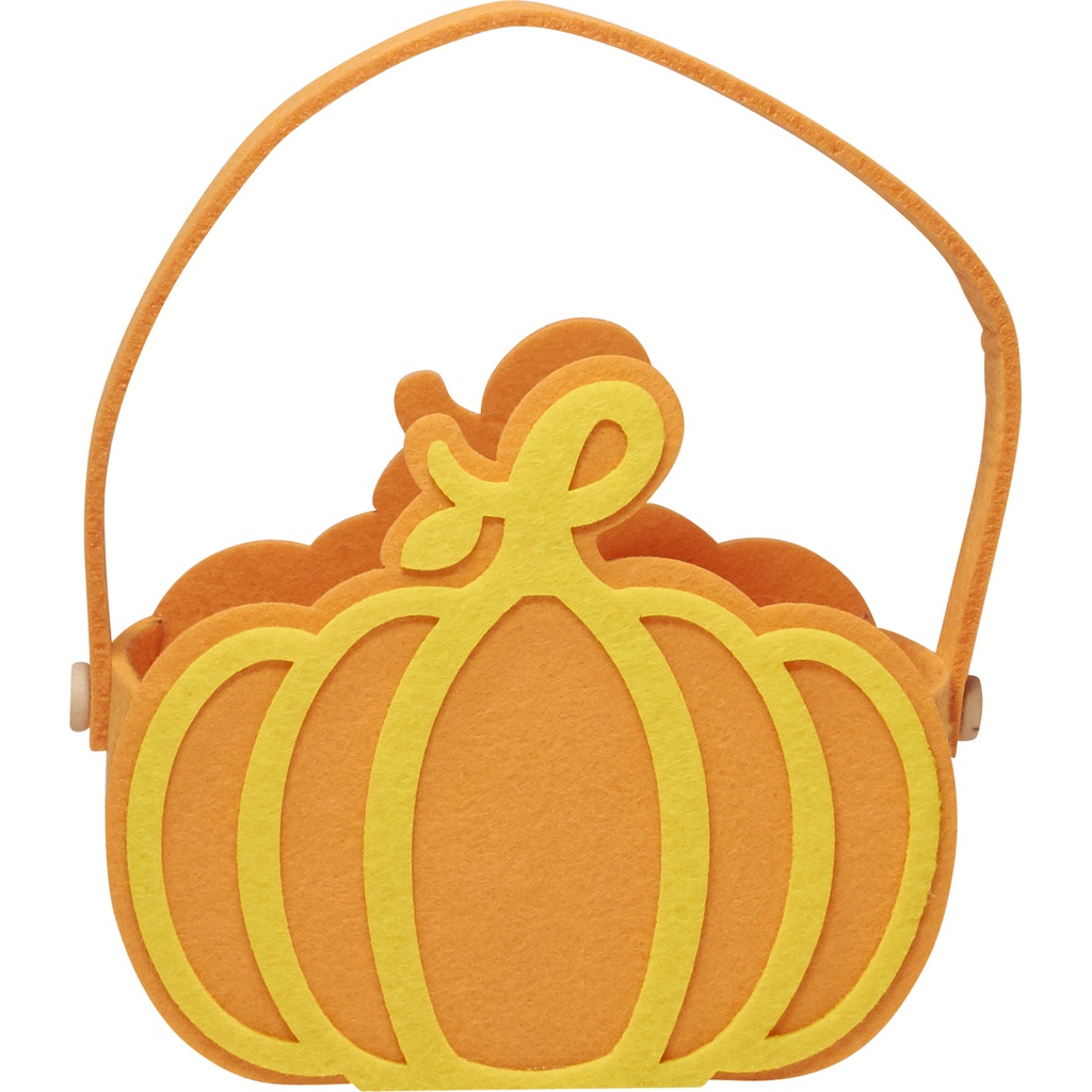 HALLOWEEN Pumpkin small felt basket