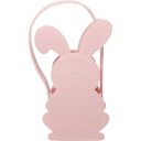 [7504*57*09*21] Qui c'est felt rabbit basket pink