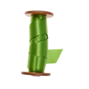 SATINA 25mm wiesengrün 50