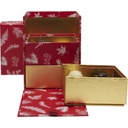 HOME SWEET HOME Red 3 tower box