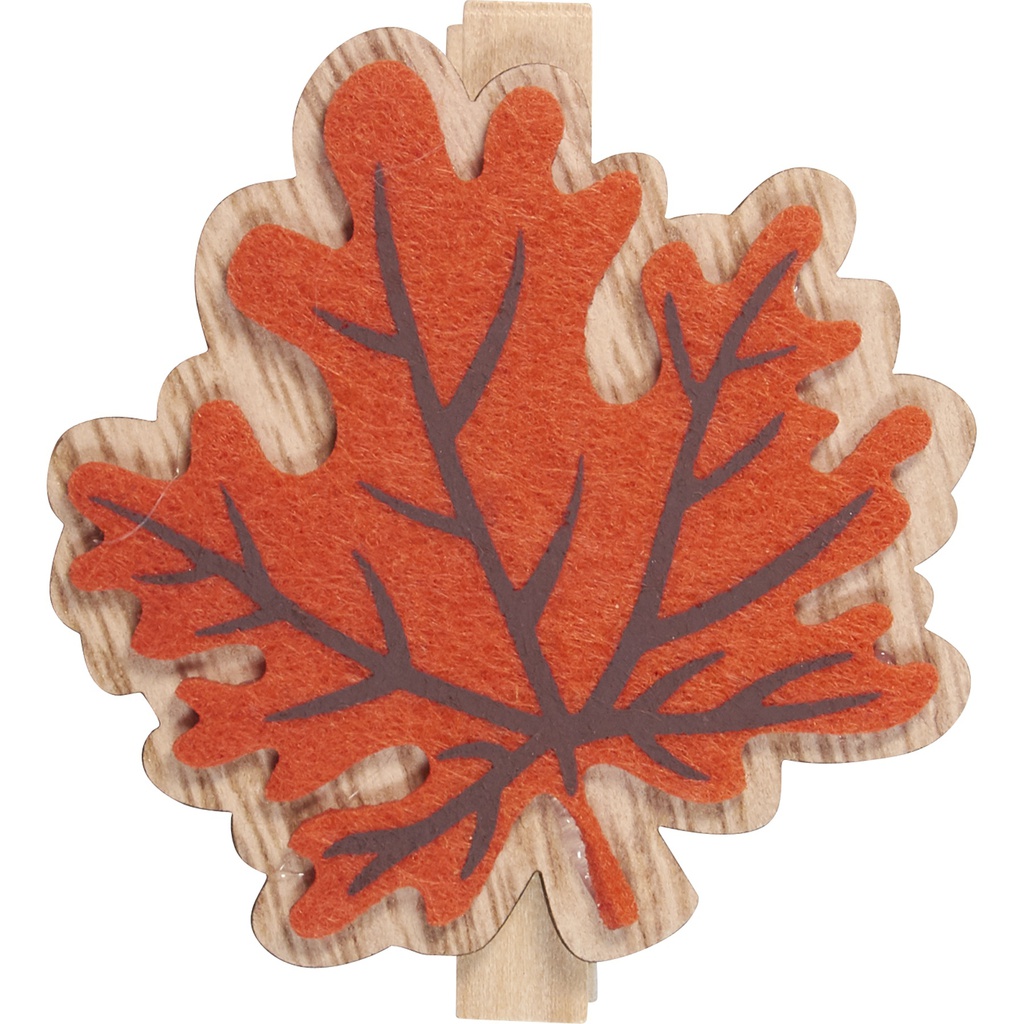 FRISSON D'AUTOMNE Leaf clip orange