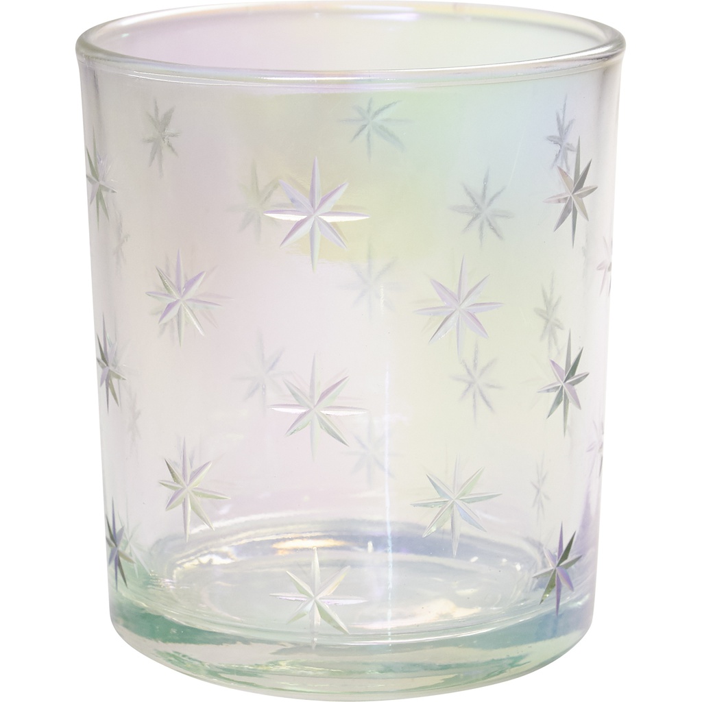 MANTEAU BLANC Transparent candlehoder medium