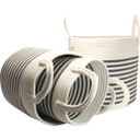 TO THE BEACH Woven Baskets set of 3