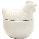 [7504*70*27*01] BLOOMY RABBIT small ceramic chicken box 