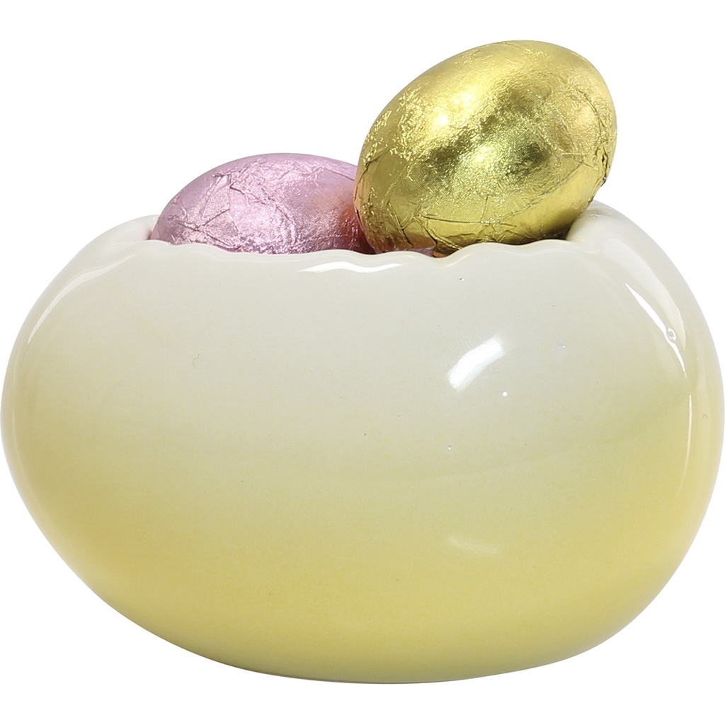 BUNNY'S GAME ceramic eggshell