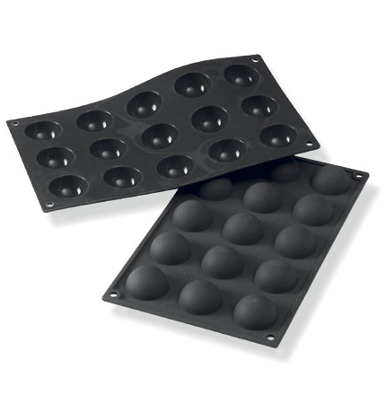 MOULE SILICONE demi-sphère 005