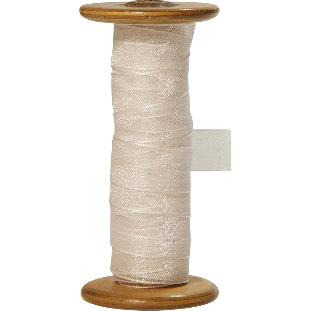 ORGANZA 15mm ivoire 14