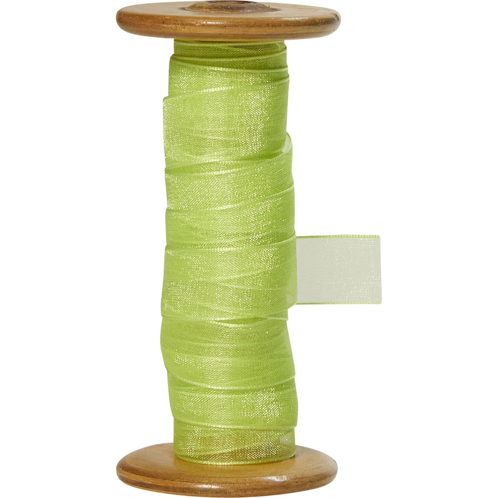 ORGANZA 15mm verde 53