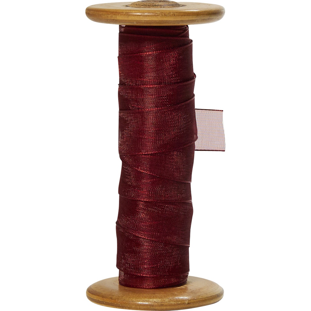 ORGANZA 15mm bordeaux 27