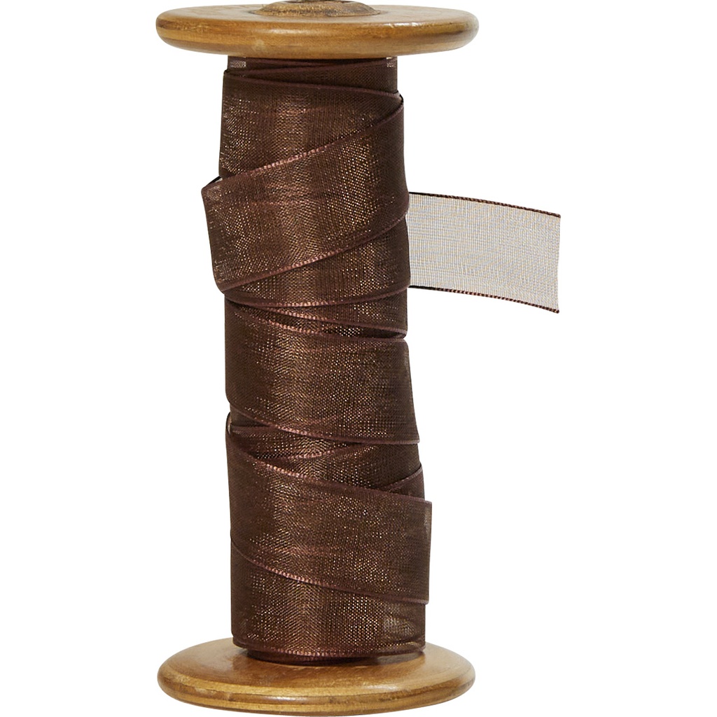  ORGANZA 15mm marrone 79