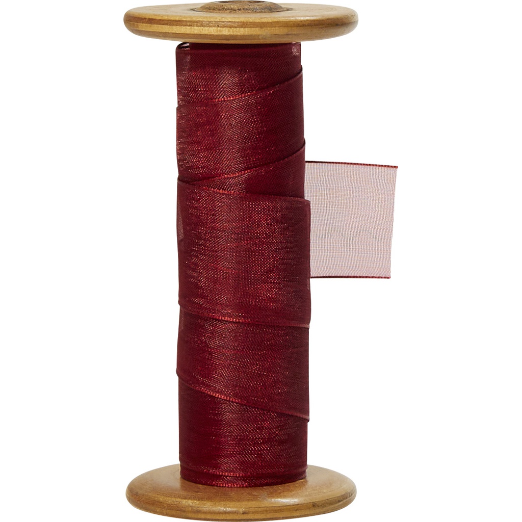 ORGANZA 25mm bordeaux 27