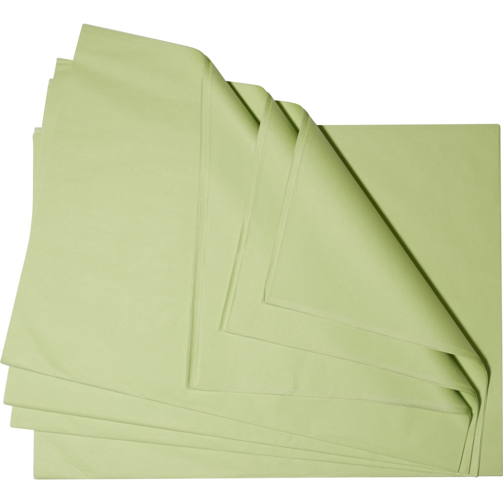 SILK PAPER pastel green