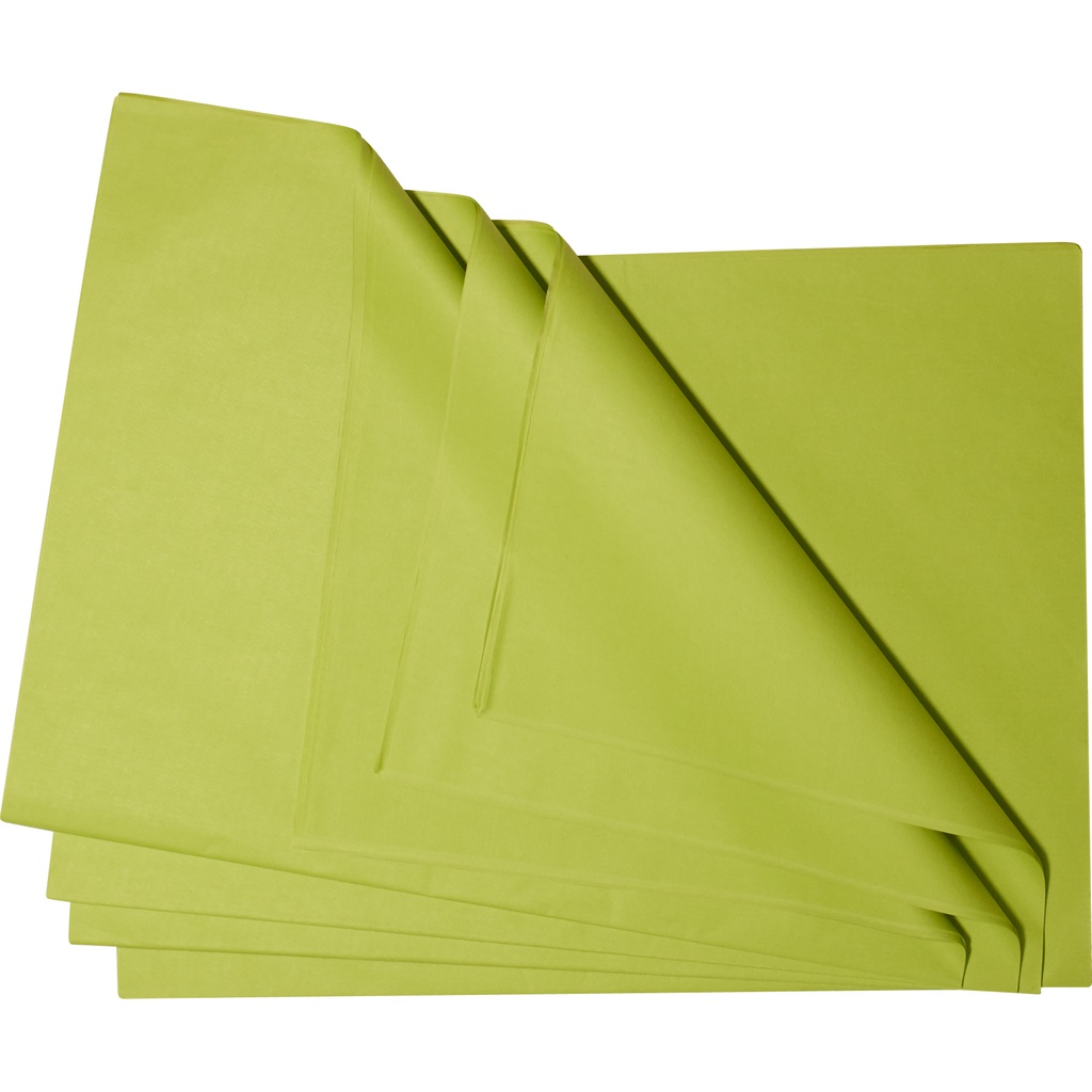 SILK PAPER apple green