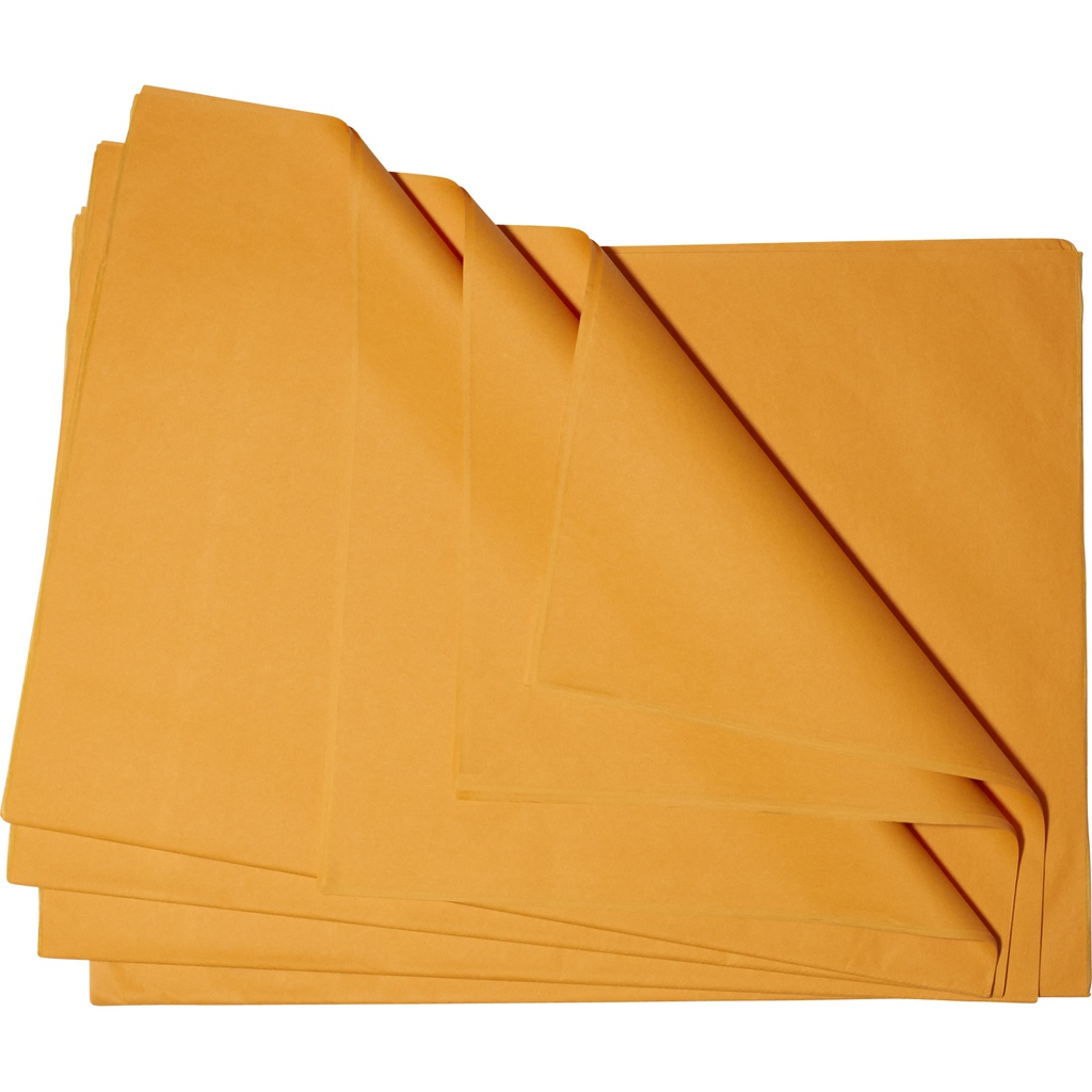 SILK PAPER yellow-orange