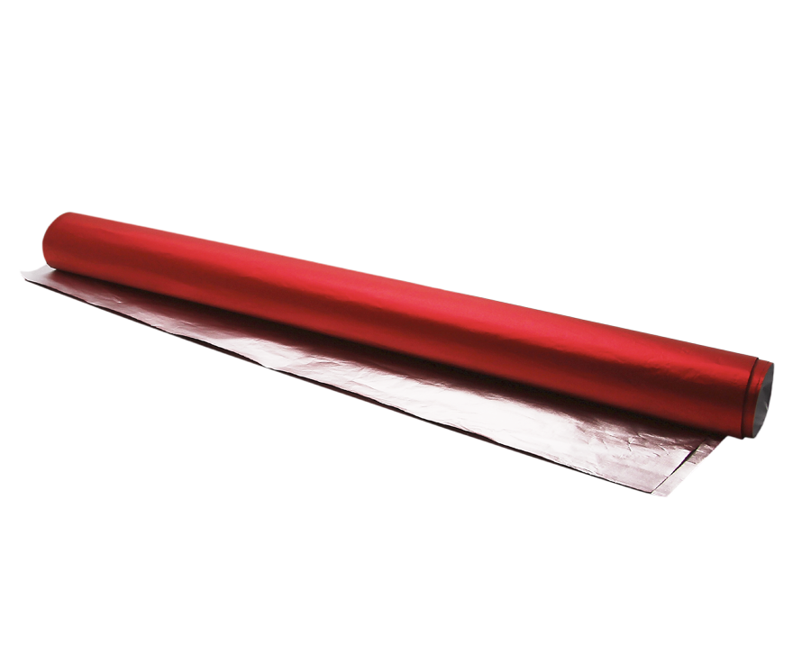 ALUMINIUMFOLIENBLATT rot