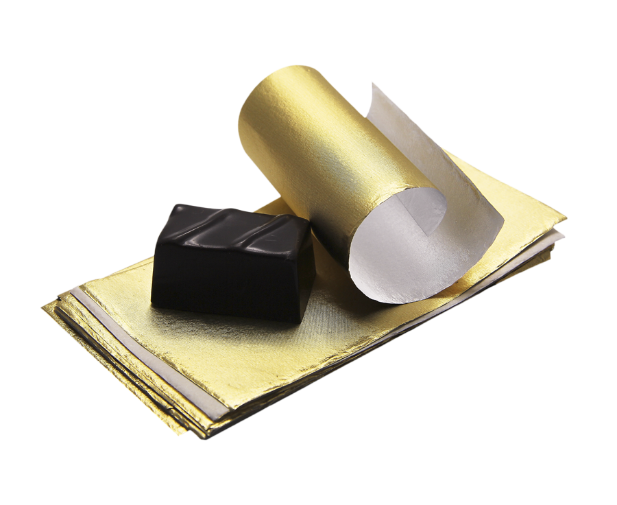 ALUMINIUM klein plaat goud