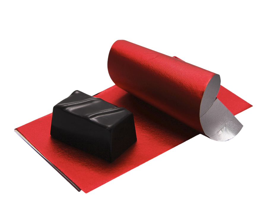 ALUMINIUM klein plaat rood