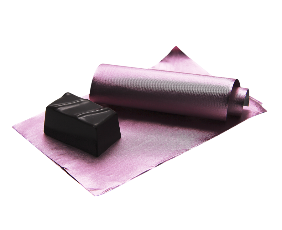 ALUMINIUM kleines Blatt rosa