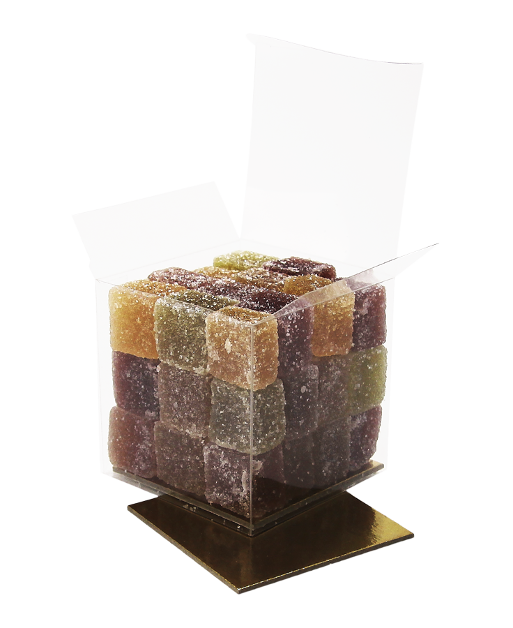 TRANSPARENT foldable cube