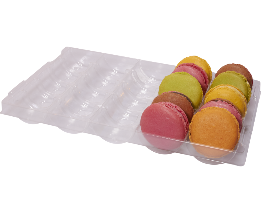 MACARON clear tray 25***