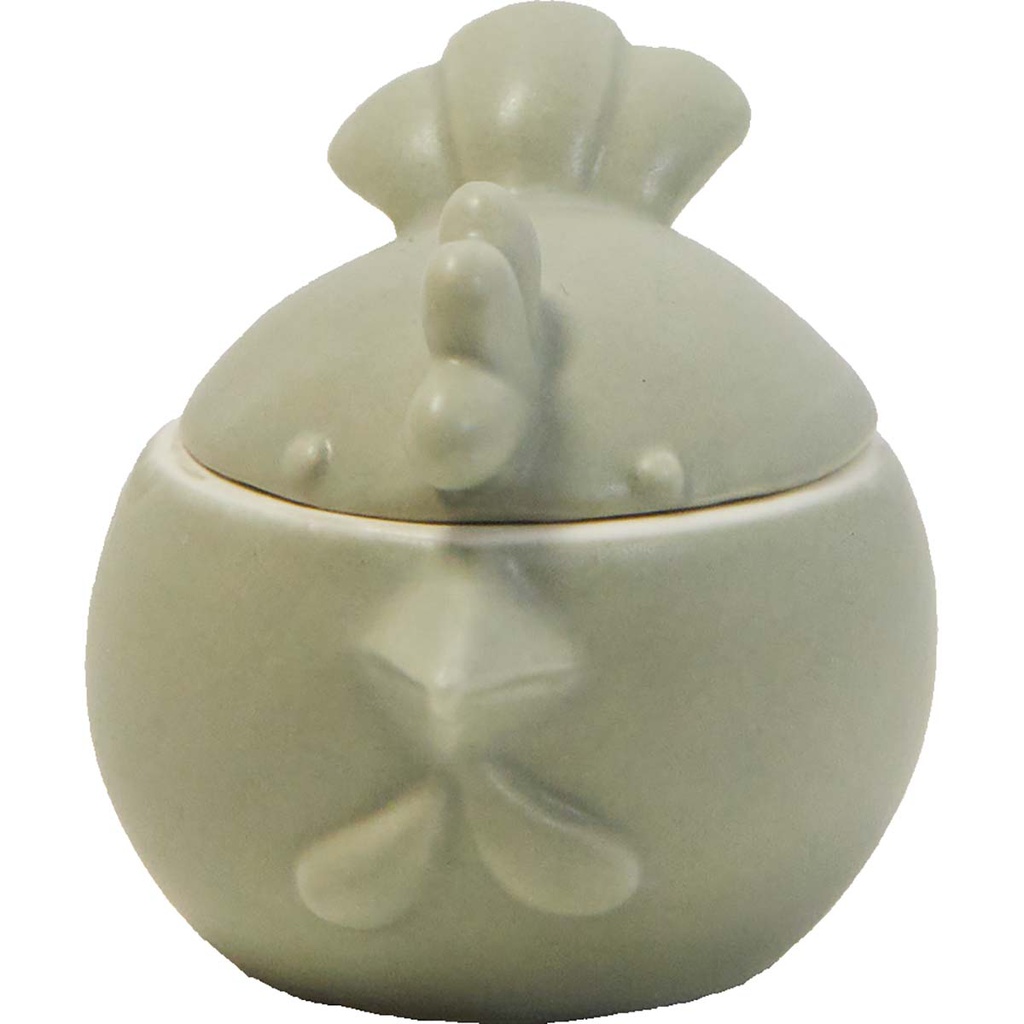 CHASSE AUX OEUFS small ceramic chicken