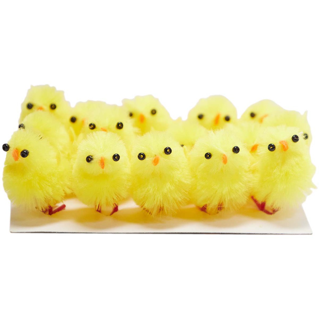 CHASSE AUX OEUFS yellow chicken set