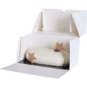 BOITE BUCHE blanche 25