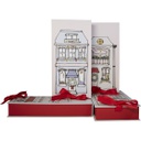 MY CHRISTMAS VILLAGE rectangular box assortiment of 4
