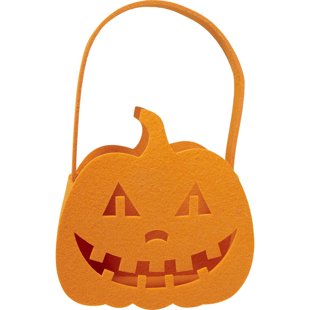 HALLOWEEN pumpkin felt basket