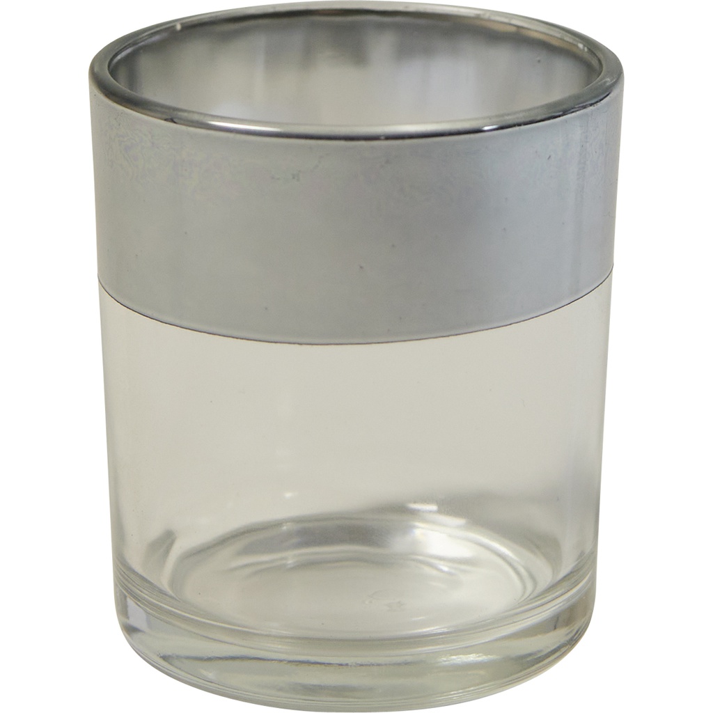 BELGIAN SKY small glass candle holder