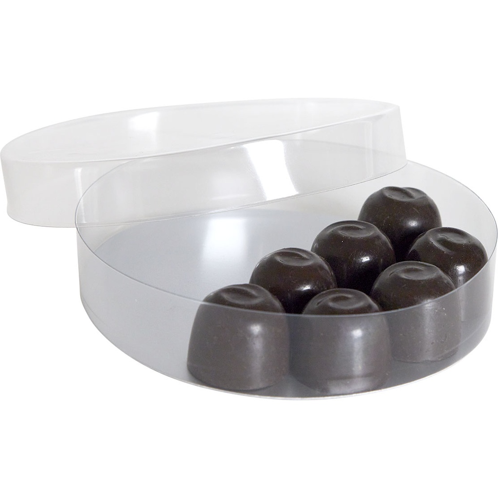 ROUND box 12 silver***