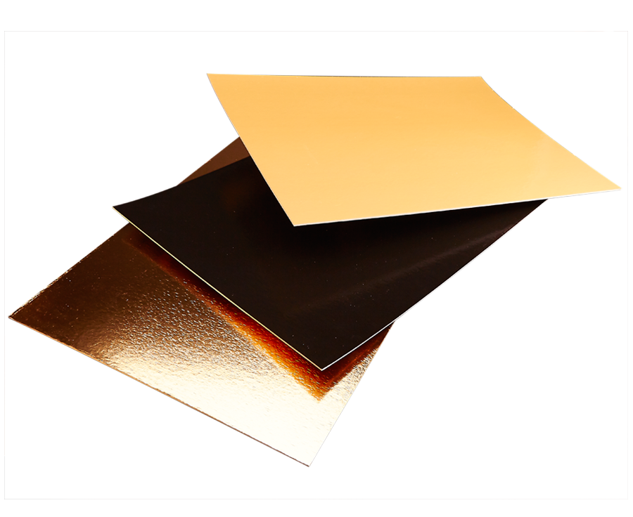 KARTON blad goud/zwart