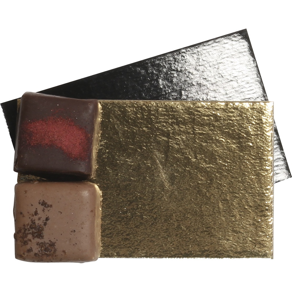 GOLD-SCHWARZ KARTON für Beutel 02 