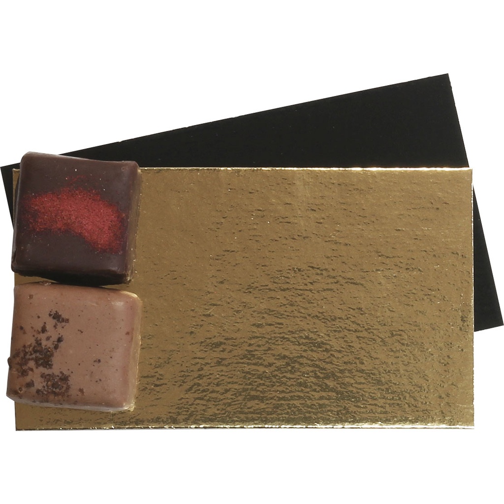 GOLD/BLACK CARDBOARD for bag 03
