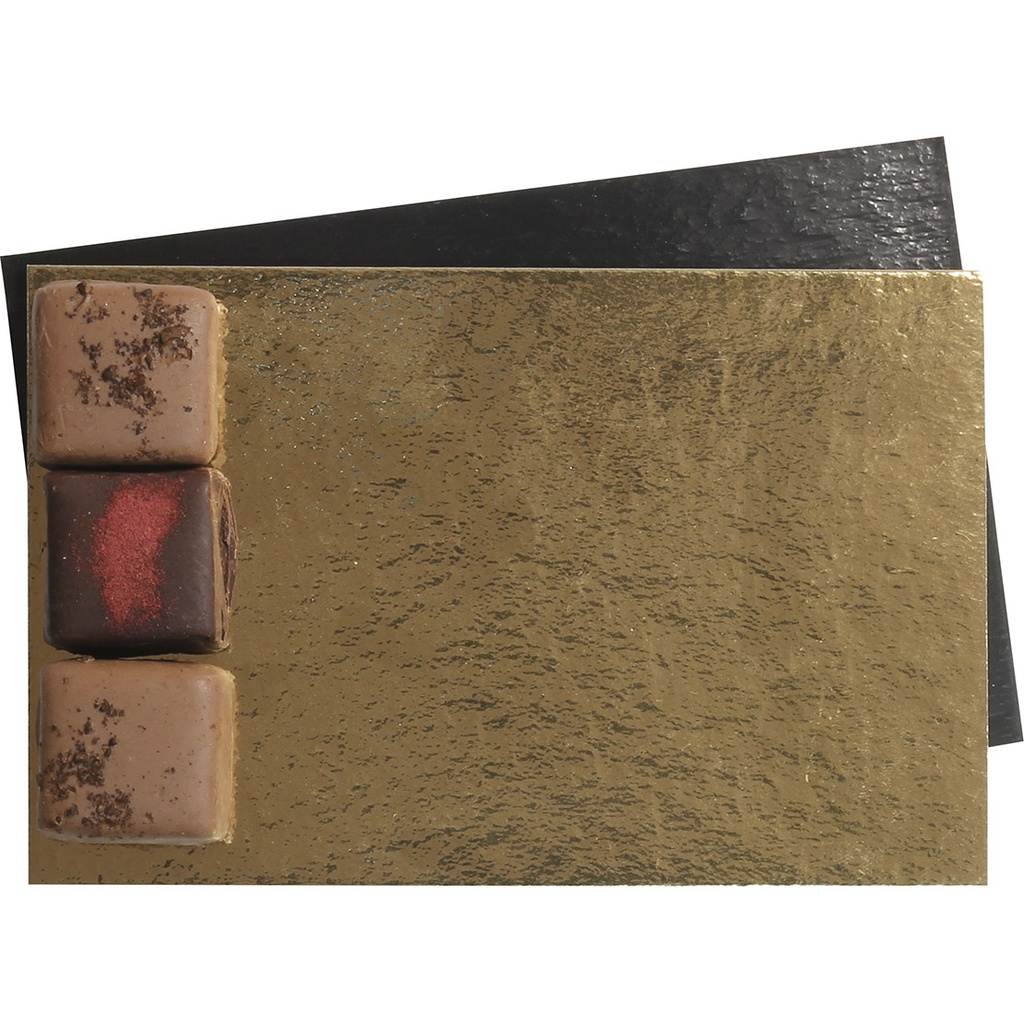 GOLD/BLACK CARDBOARD for bag 09