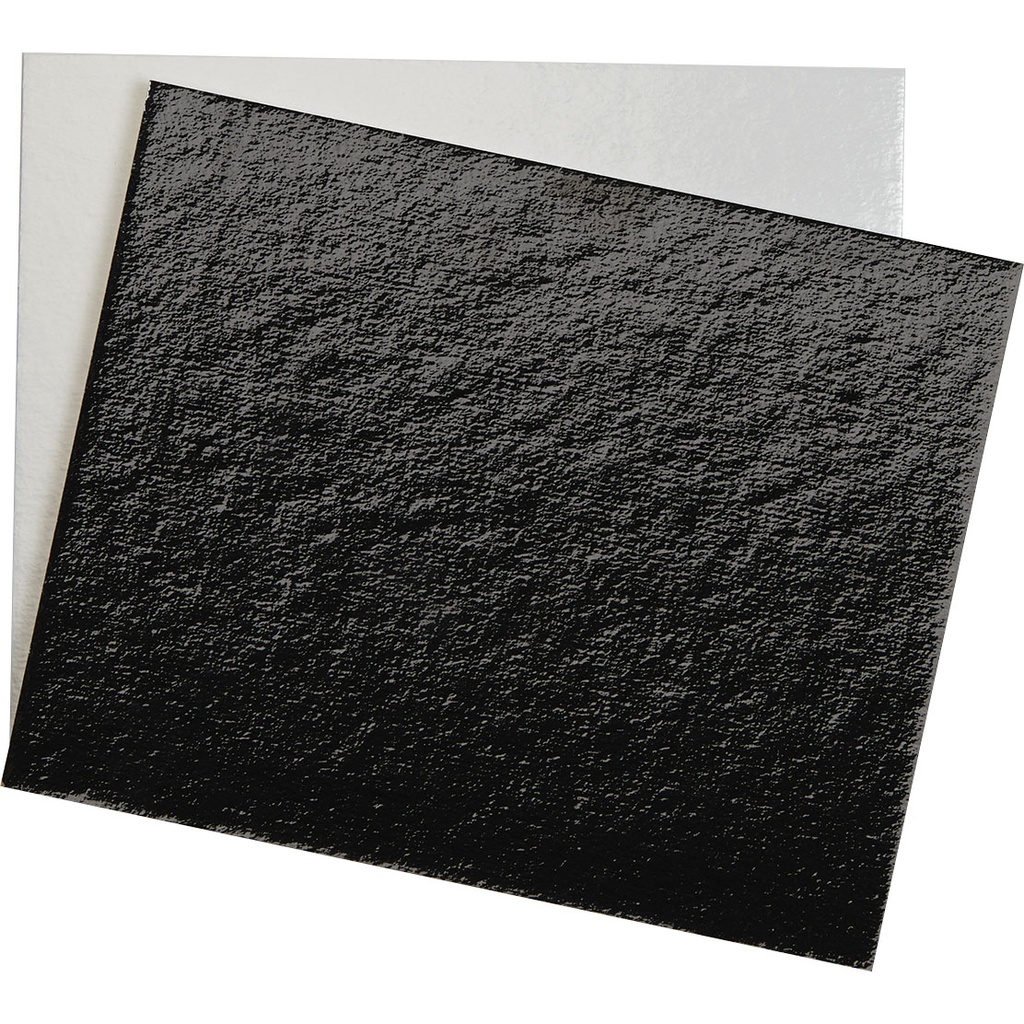 CARTON BLANC/NOIR pour boite buche 17 