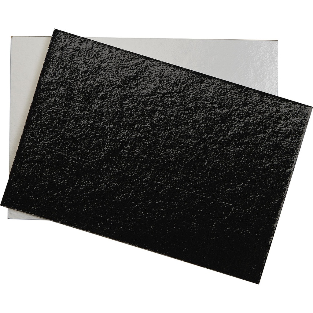 CARTON BLANC/NOIR pour boite buche 20 